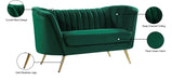 Margo Velvet Loveseat - Sterling House Interiors