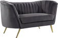 Margo Velvet Loveseat - Sterling House Interiors