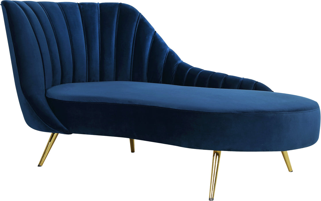 Margo Velvet Chaise - Sterling House Interiors