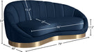 Shelly Velvet Chaise - Sterling House Interiors