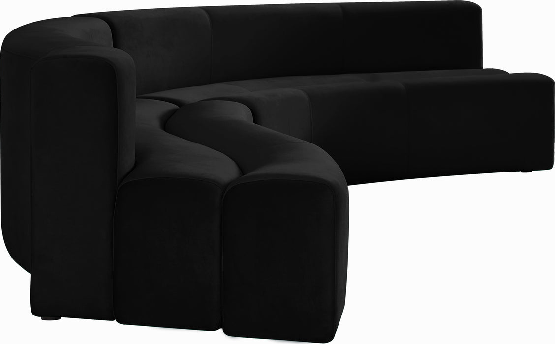 Curl Velvet 2pc. Sectional - Sterling House Interiors