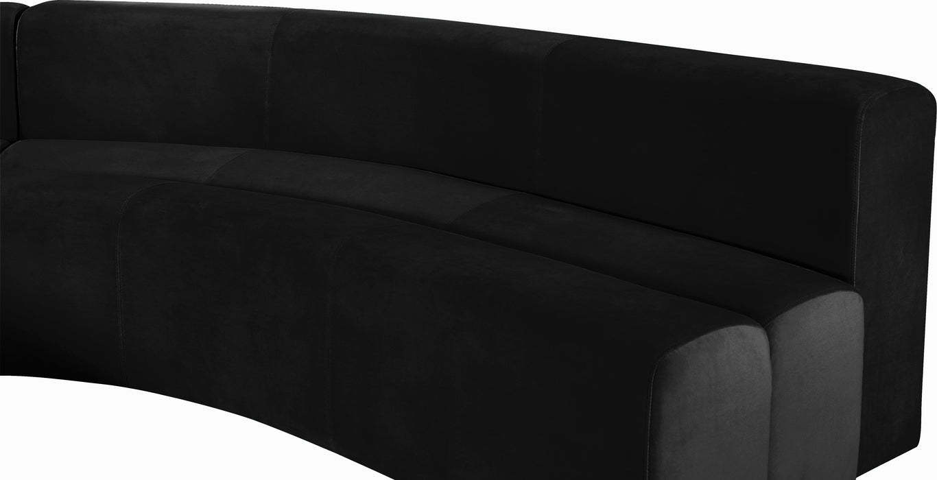 Curl Velvet 2pc. Sectional - Sterling House Interiors