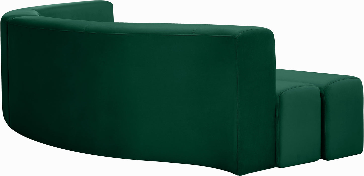 Curl Velvet 2pc. Sectional - Sterling House Interiors