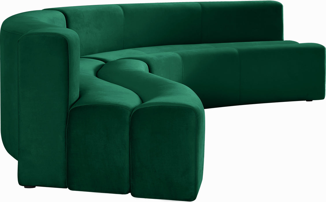 Curl Velvet 2pc. Sectional - Sterling House Interiors