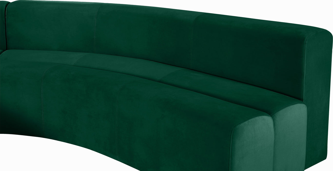 Curl Velvet 2pc. Sectional - Sterling House Interiors