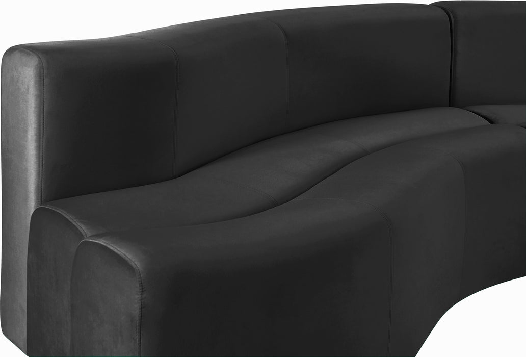 Curl Velvet 2pc. Sectional - Sterling House Interiors