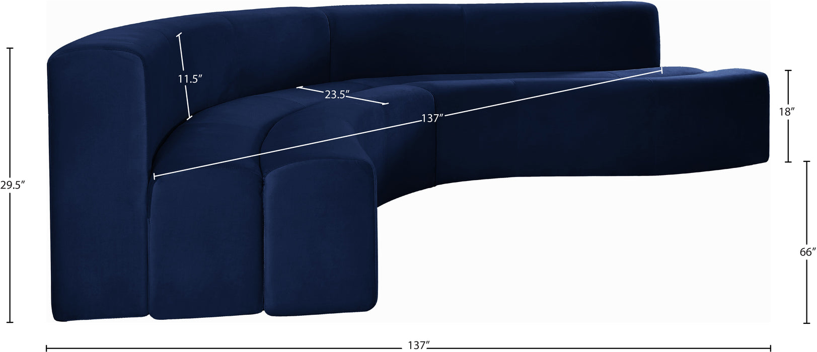 Curl Velvet 2pc. Sectional - Sterling House Interiors