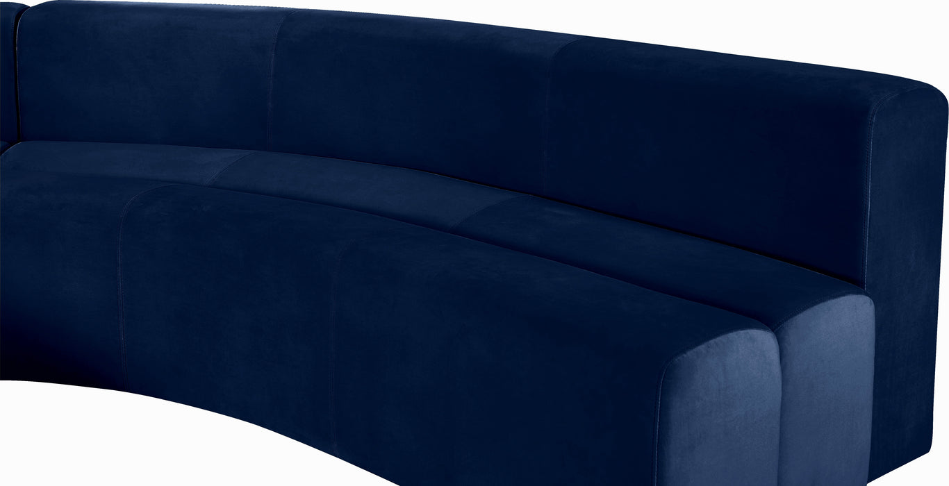 Curl Velvet 2pc. Sectional - Sterling House Interiors