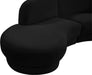 Rosa Velvet 3pc. Sectional (3 Boxes) - Sterling House Interiors