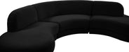 Rosa Velvet 3pc. Sectional (3 Boxes) - Sterling House Interiors