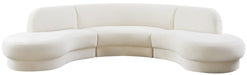 Rosa Velvet 3pc. Sectional (3 Boxes) - Sterling House Interiors
