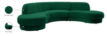 Rosa Velvet 3pc. Sectional (3 Boxes) - Sterling House Interiors