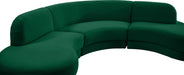 Rosa Velvet 3pc. Sectional (3 Boxes) - Sterling House Interiors