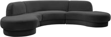 Rosa Velvet 3pc. Sectional (3 Boxes) - Sterling House Interiors