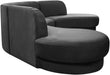 Rosa Velvet 3pc. Sectional (3 Boxes) - Sterling House Interiors