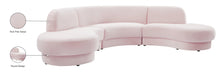 Rosa Velvet 3pc. Sectional (3 Boxes) - Sterling House Interiors