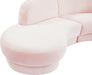 Rosa Velvet 3pc. Sectional (3 Boxes) - Sterling House Interiors