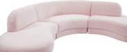 Rosa Velvet 3pc. Sectional (3 Boxes) - Sterling House Interiors