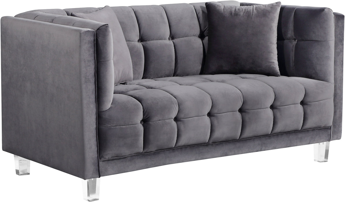 Mariel Velvet Loveseat - Sterling House Interiors