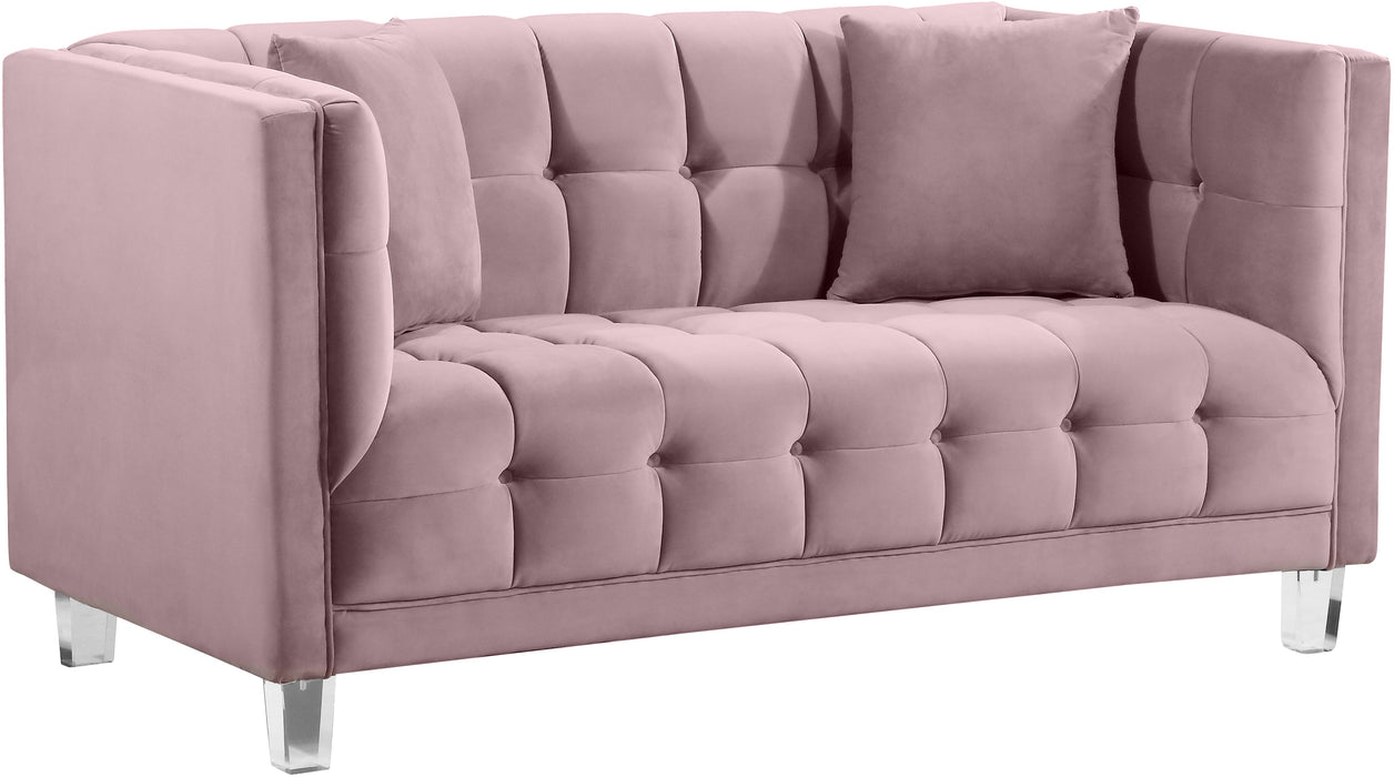 Mariel Velvet Loveseat - Sterling House Interiors