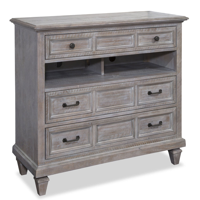 Lancaster Media Chest In Dovetail Grey