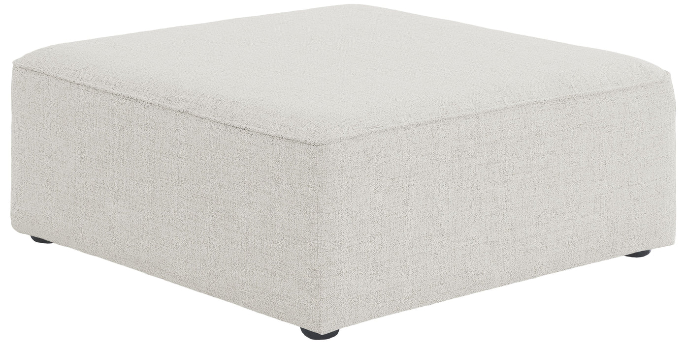 Cube Durable Linen Ottoman - Sterling House Interiors