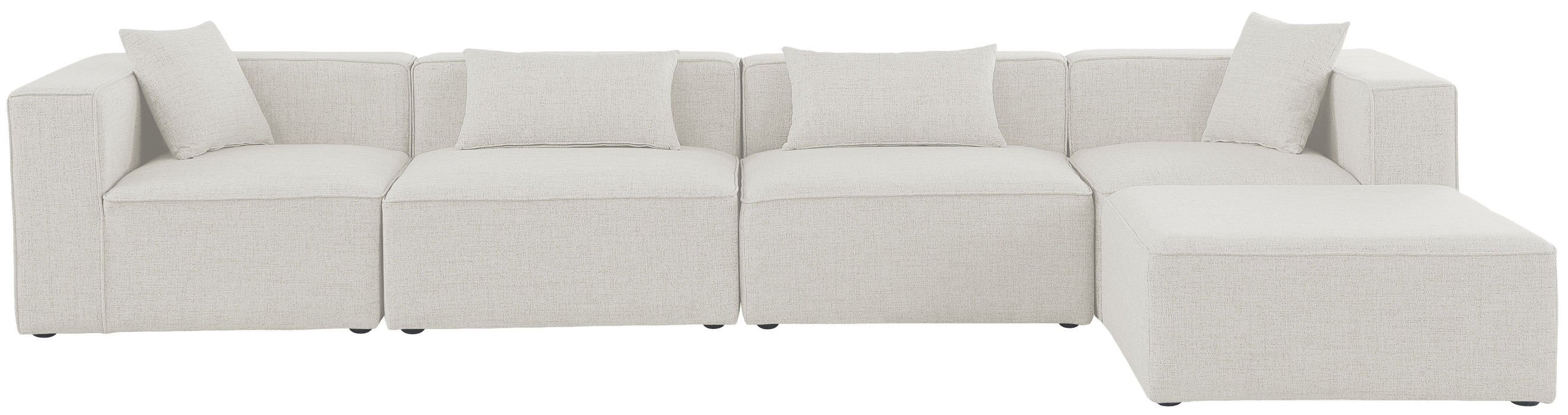 Cube Durable Linen Modular Sectional - Sterling House Interiors