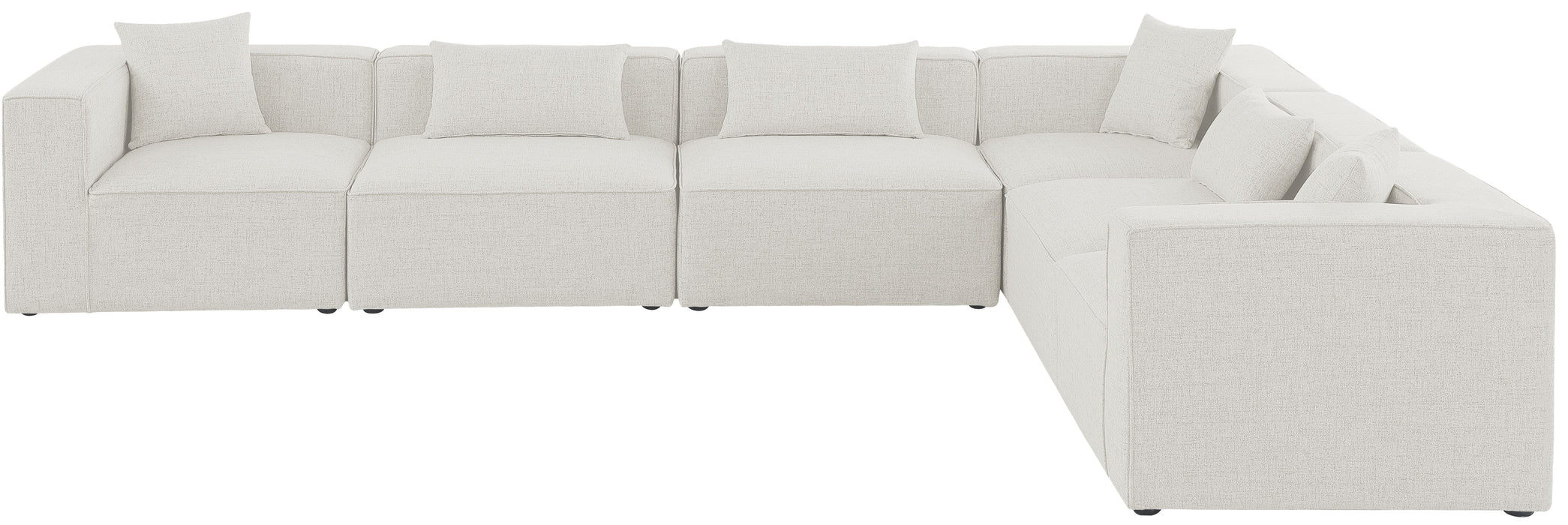 Cube Durable Linen Modular Sectional - Sterling House Interiors