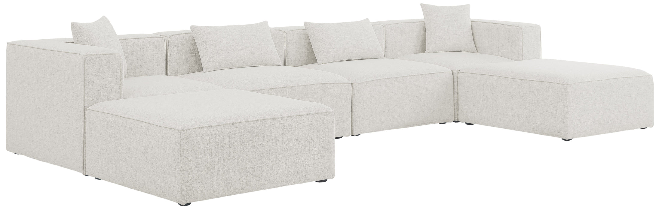 Cube Durable Linen Modular Sectional - Sterling House Interiors