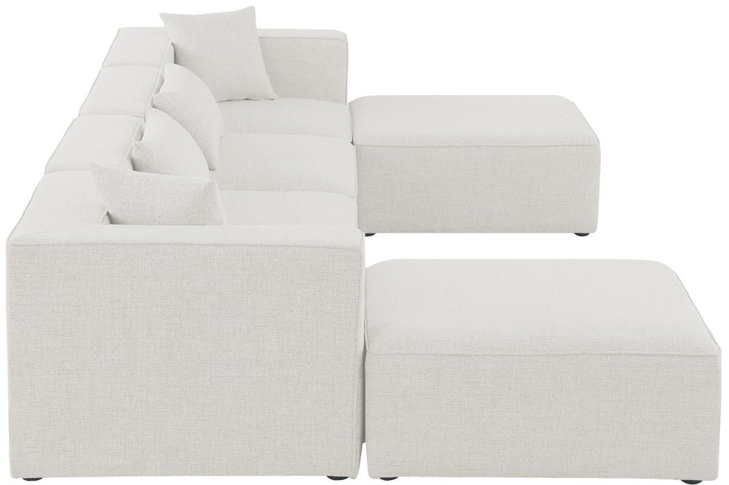 Cube Durable Linen Modular Sectional - Sterling House Interiors