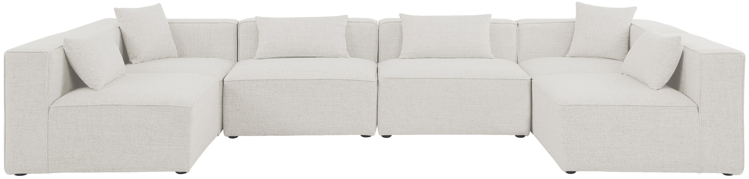 Cube Durable Linen Modular Sectional - Sterling House Interiors