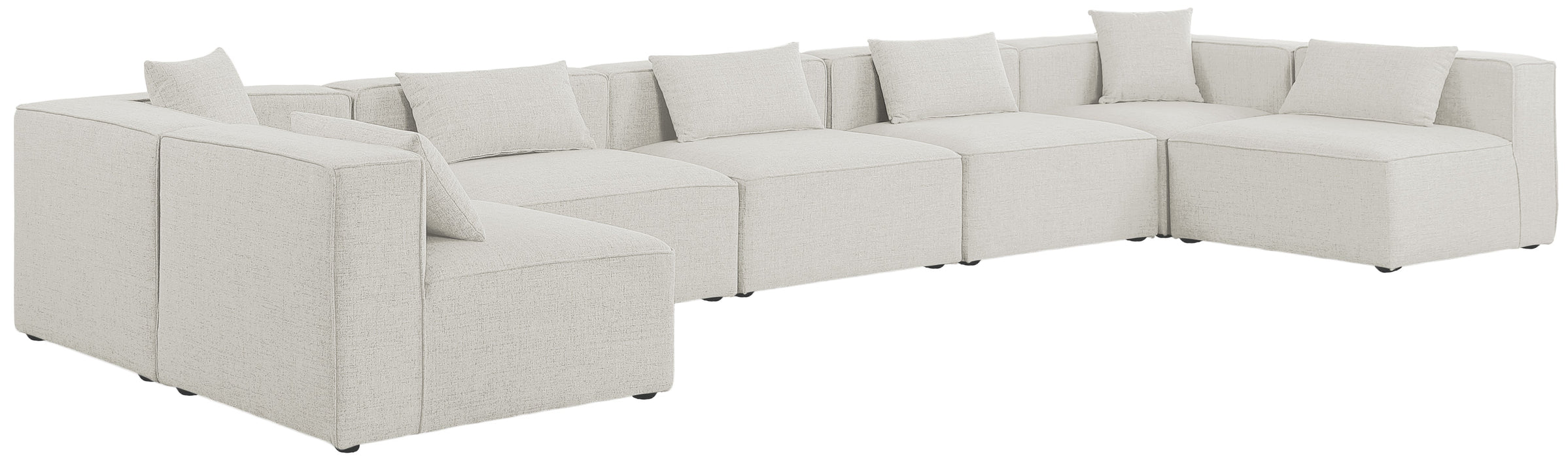 Cube Durable Linen Modular Sectional - Sterling House Interiors