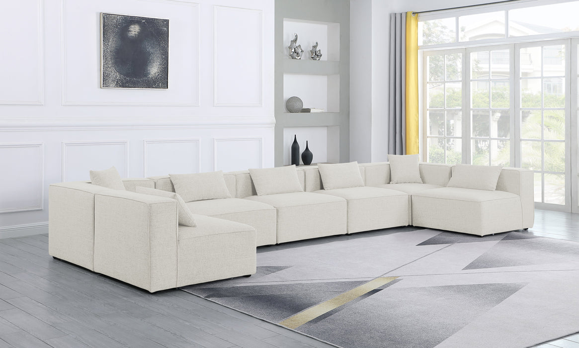 Cube Durable Linen Modular Sectional - Sterling House Interiors