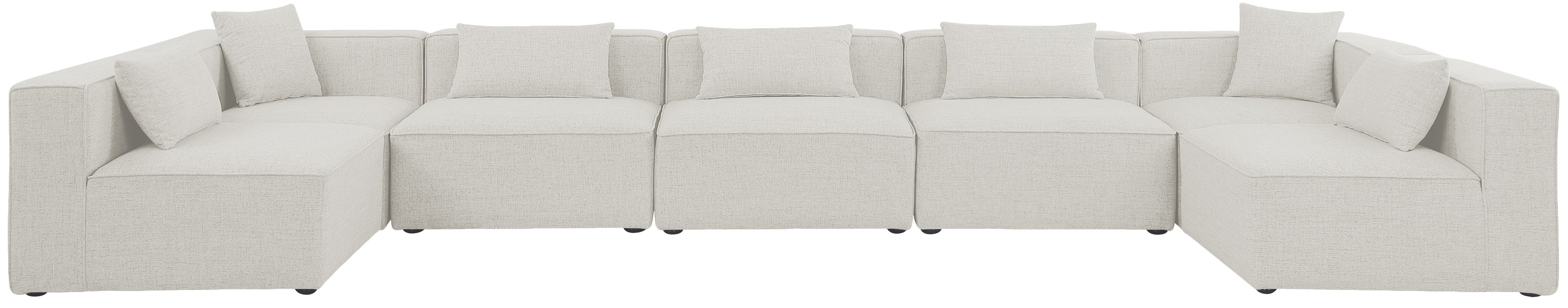 Cube Durable Linen Modular Sectional - Sterling House Interiors