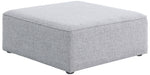 Cube Durable Linen Ottoman - Sterling House Interiors