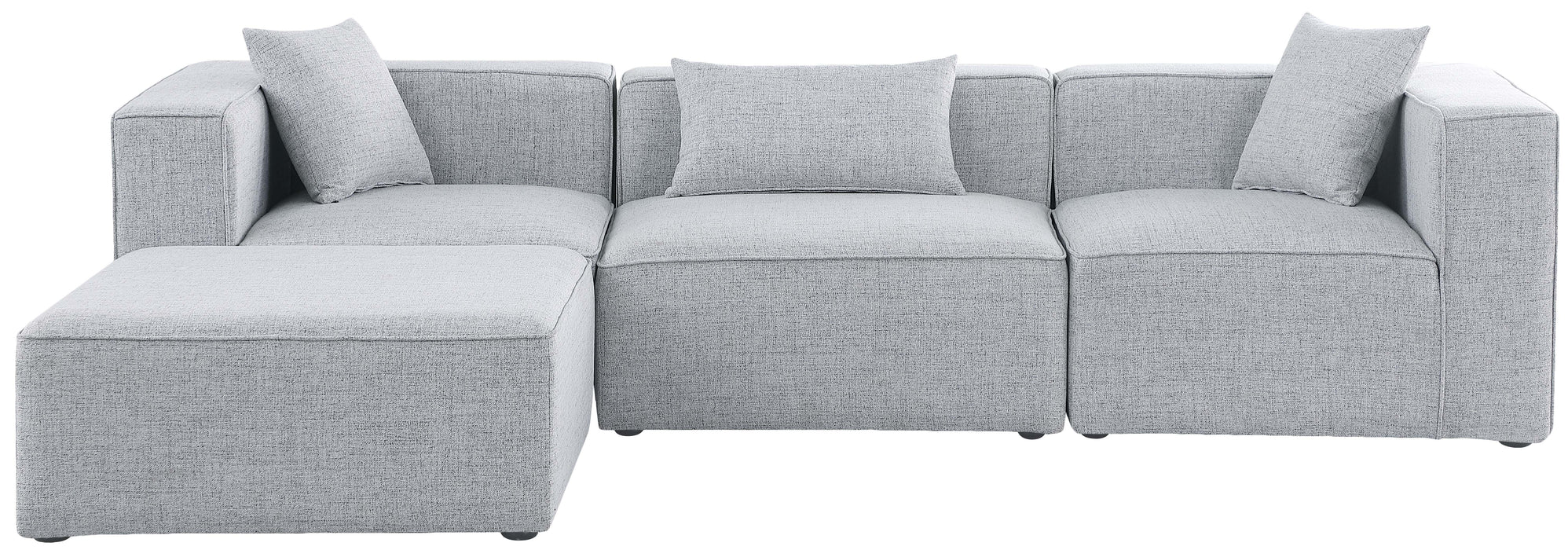 Cube Durable Linen Modular Sectional - Sterling House Interiors