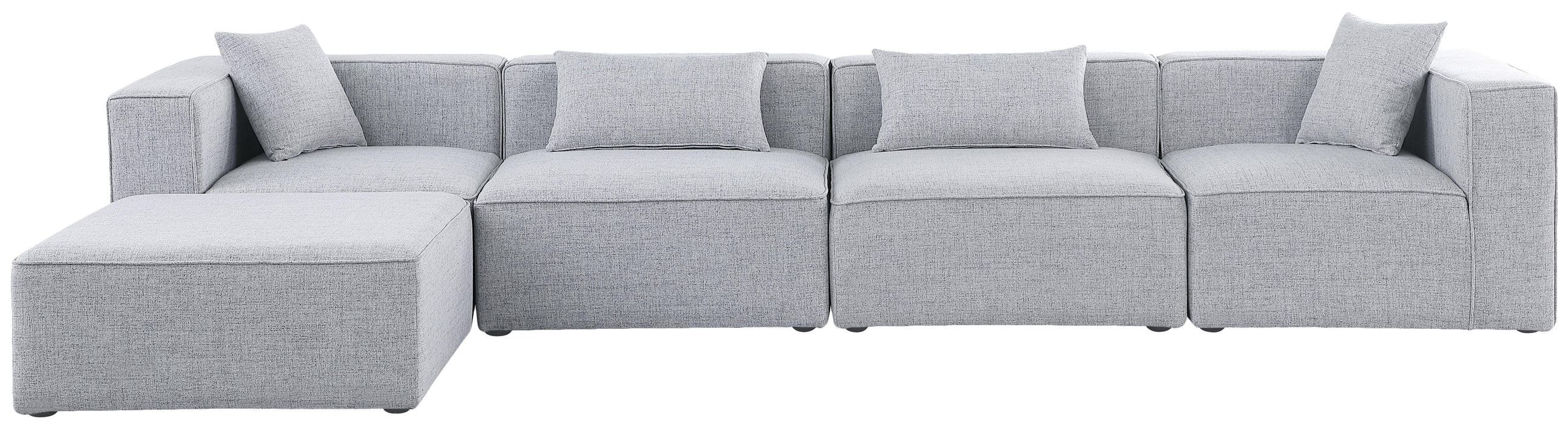 Cube Durable Linen Modular Sectional - Sterling House Interiors