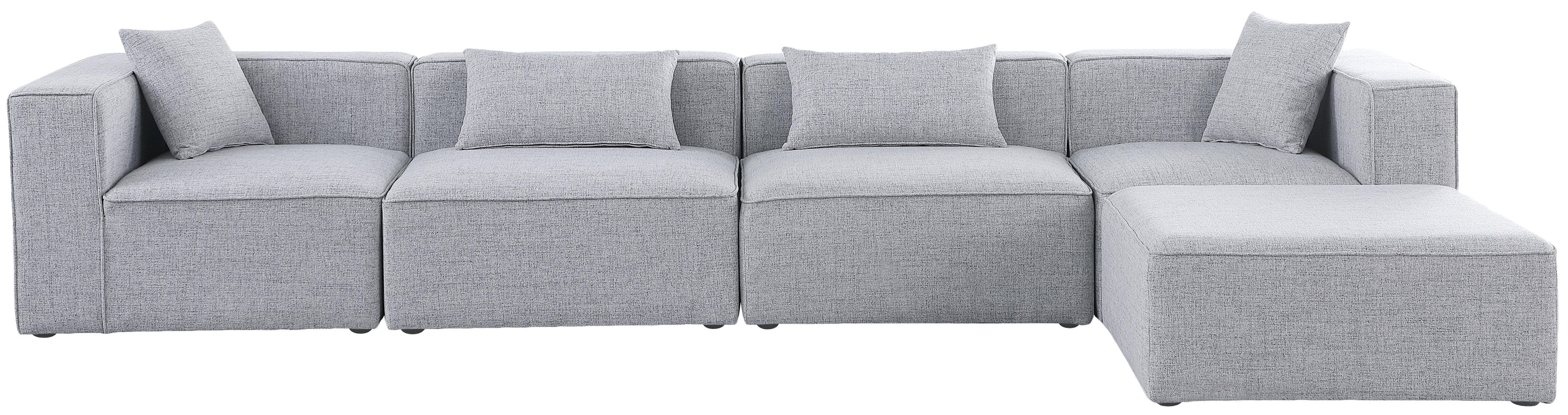 Cube Durable Linen Modular Sectional - Sterling House Interiors