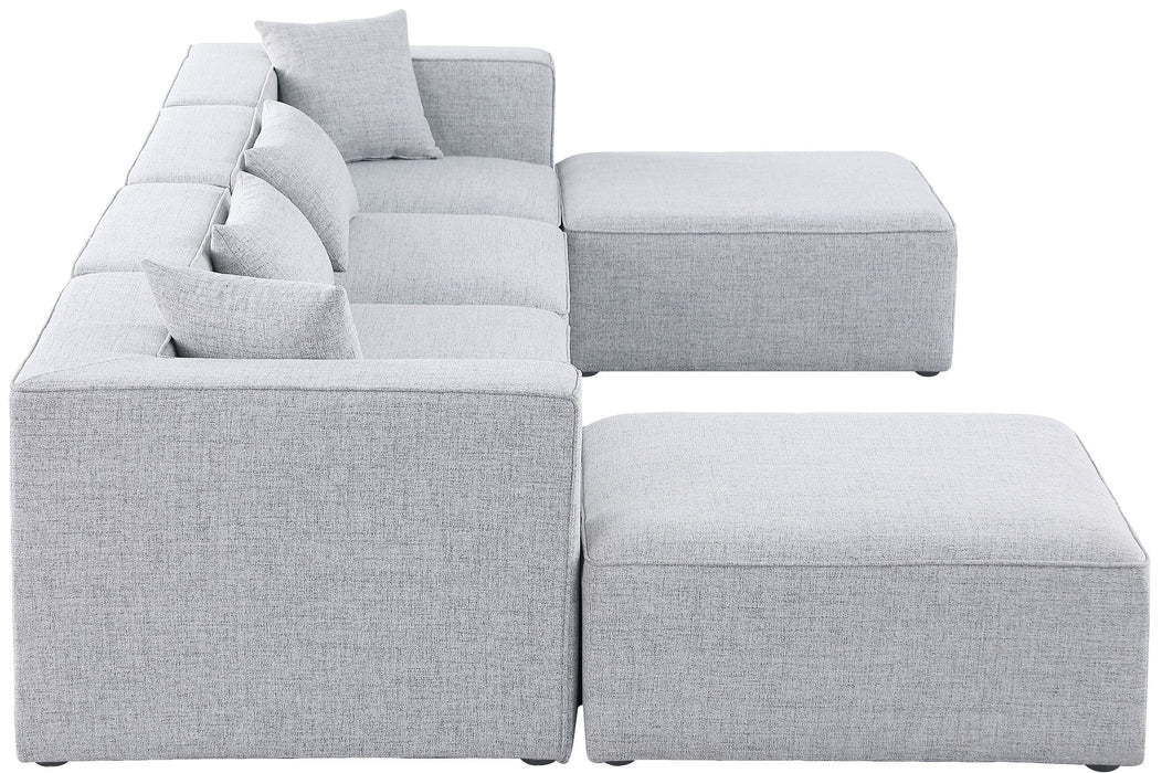 Cube Durable Linen Modular Sectional - Sterling House Interiors