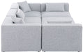 Cube Durable Linen Modular Sectional - Sterling House Interiors