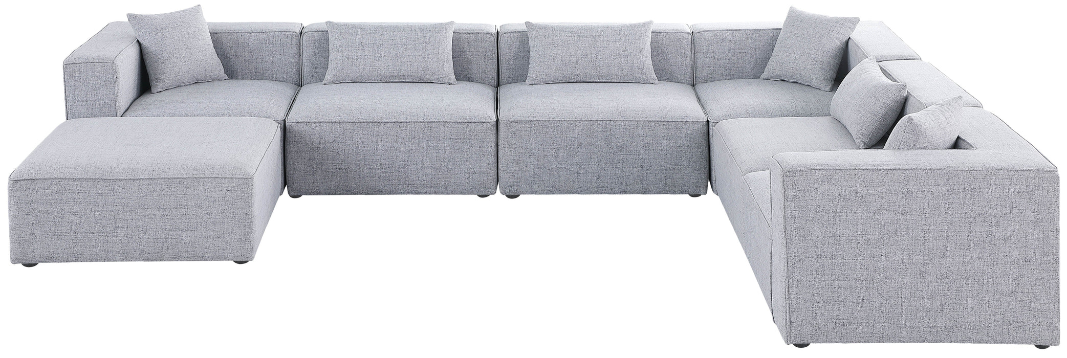 Cube Durable Linen Modular Sectional - Sterling House Interiors