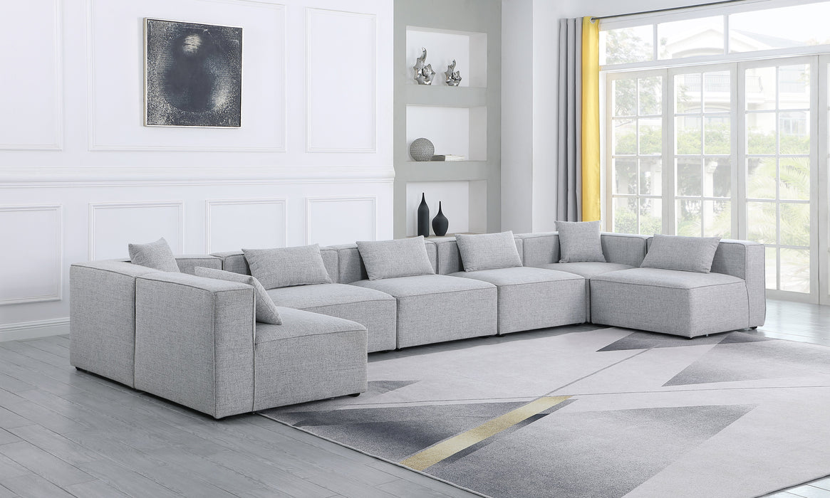 Cube Durable Linen Modular Sectional - Sterling House Interiors