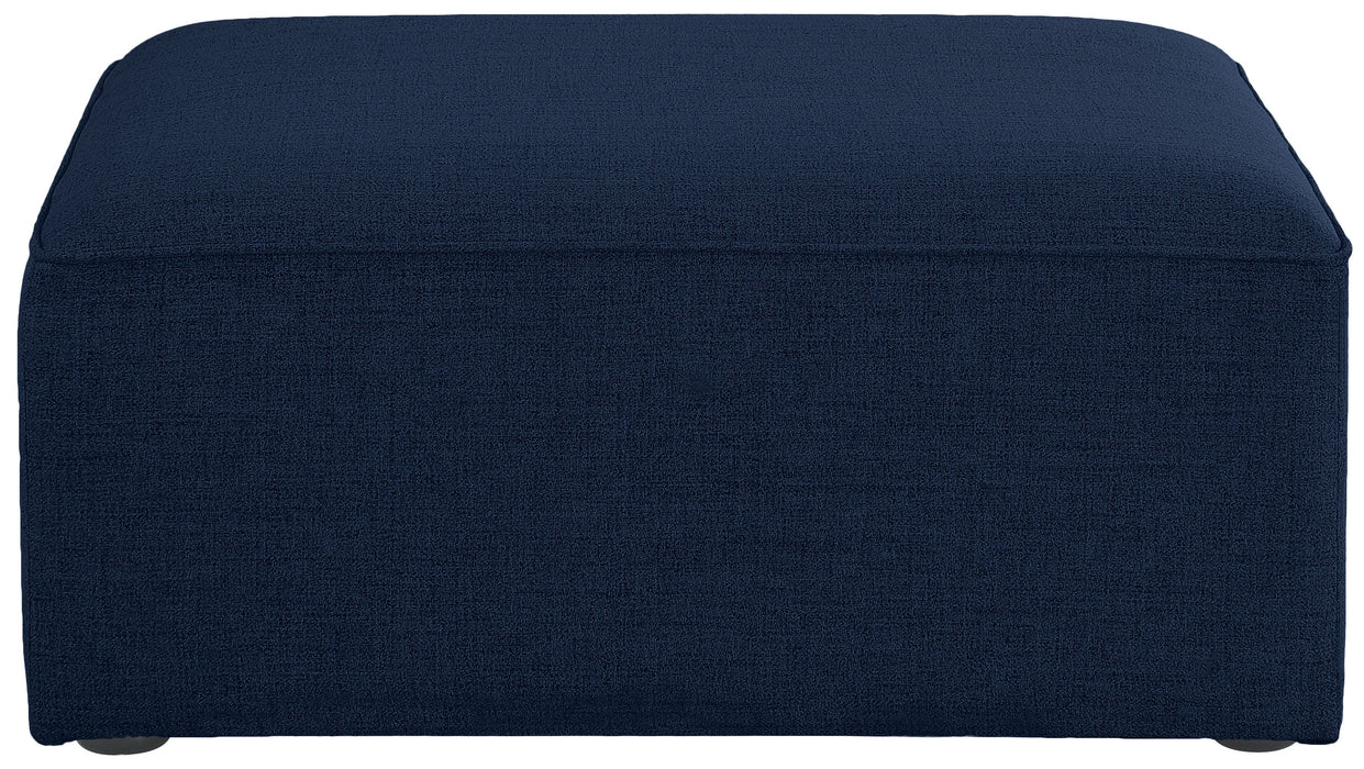 Cube Durable Linen Ottoman - Sterling House Interiors