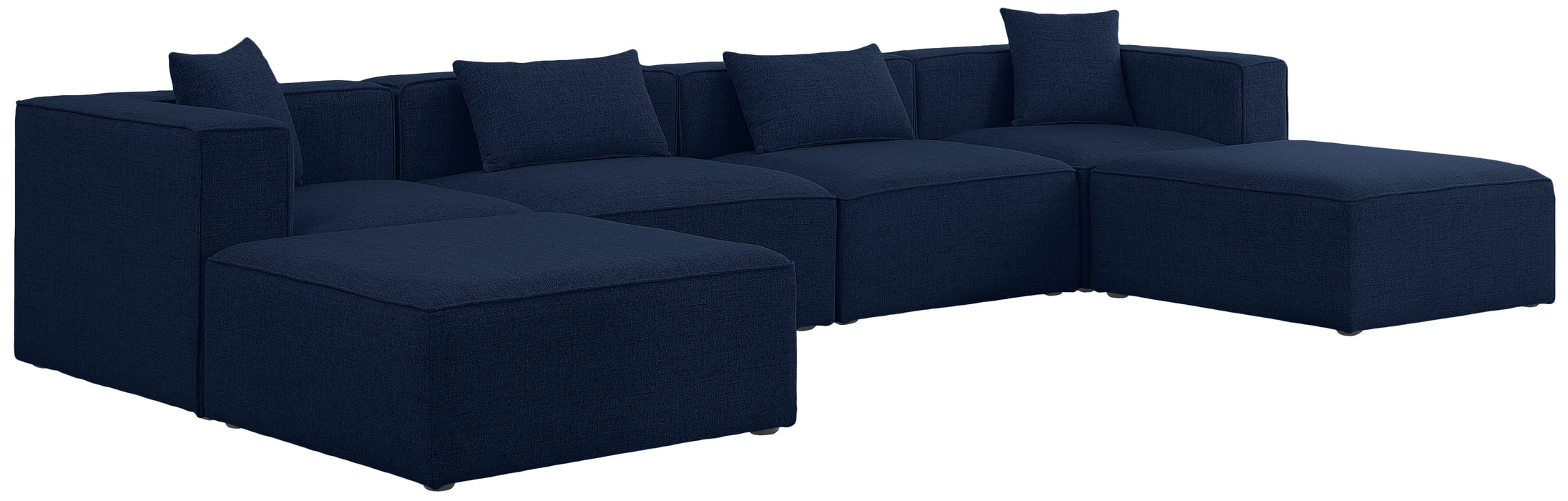 Cube Durable Linen Modular Sectional - Sterling House Interiors