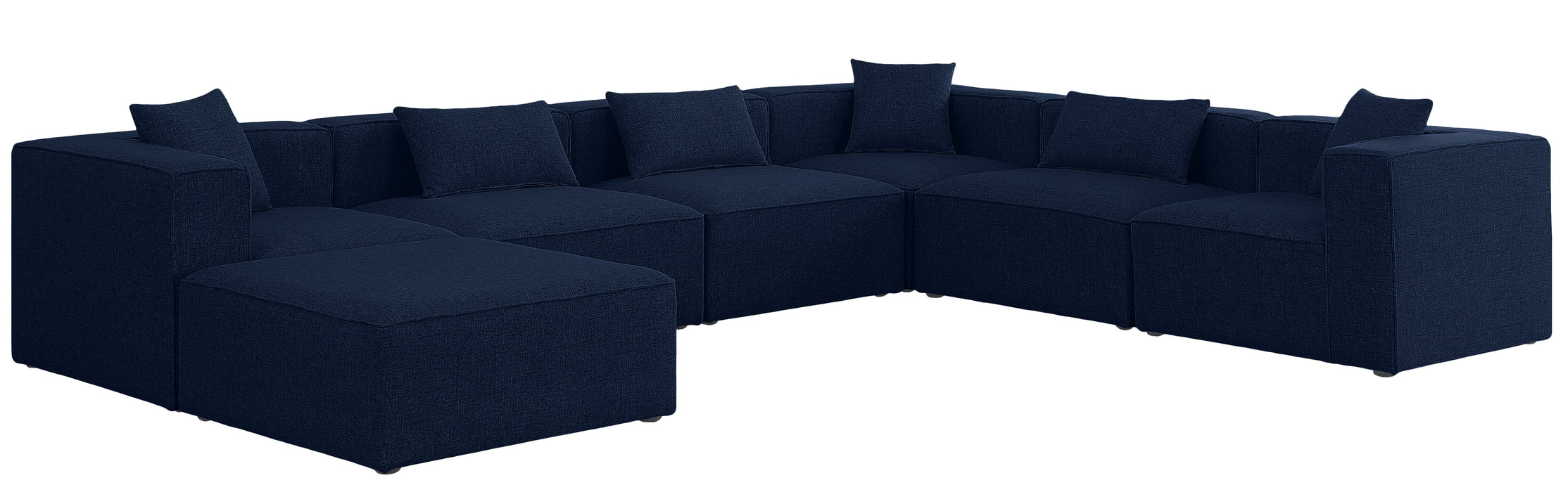 Cube Durable Linen Modular Sectional - Sterling House Interiors