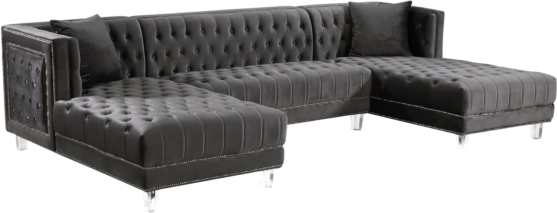 Moda Velvet 3pc. Sectional - Sterling House Interiors