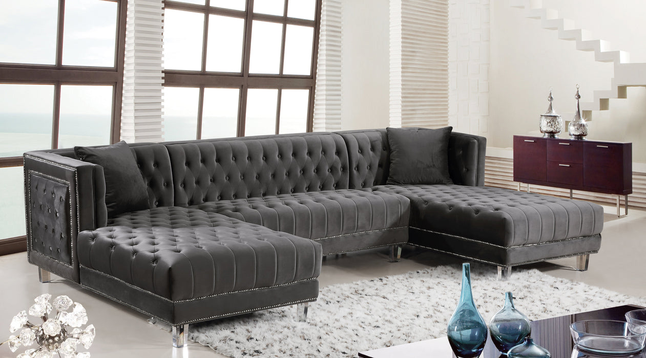 Moda Velvet 3pc. Sectional - Sterling House Interiors