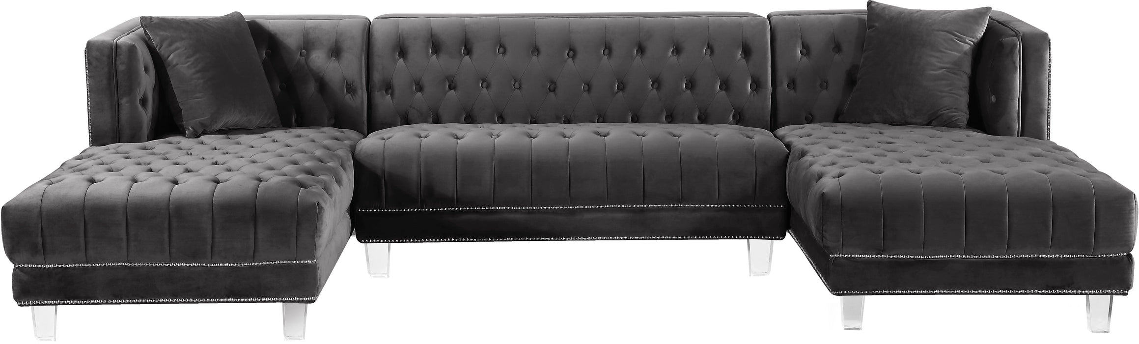 Moda Velvet 3pc. Sectional - Sterling House Interiors