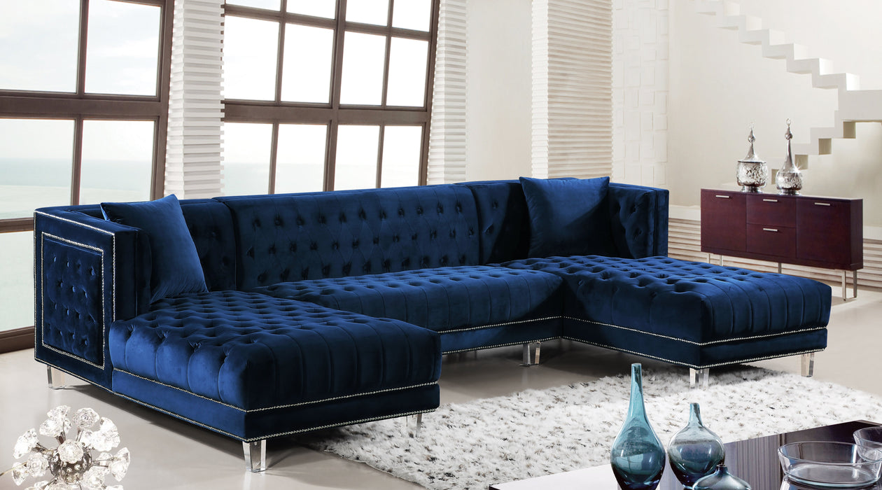 Moda Velvet 3pc. Sectional - Sterling House Interiors