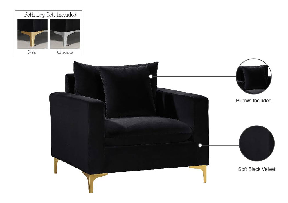 Naomi Velvet Chair - Sterling House Interiors